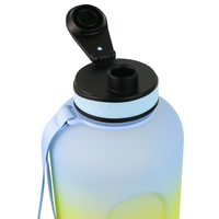 Bouteille d'eau sport Big Mouth en PETG, vente en gros, 74 oz, 2,2 L, demi-gallon, avec marqueur de temps