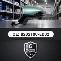 Rétroviseur gauche complet OE 8202100-ED02 pour Changan Deepal S07 Vert Nébuleuse, chauffant, rabattable, avec clignotant, caméra BSD, pièces automobiles