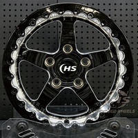 Jantes forgées personnalisées Beadlock pour la course de dragster, compatibles Mustang GT S550/S650 Shelby GT500 Chevrolet Camaro Corvette C6/C7 Supra MK4/MK5