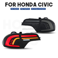 Feux arrière à LED pour Honda Civic 8ème génération 06-09, avec feux de jour DRL et clignotants séquentiels dynamiques, accessoires de feux arrière