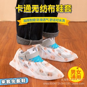 Protège-chaussures jetables non tissés antidérapants respirants pour usage domestique intérieur extra épais 5000 pièces par carton - Product Image 3