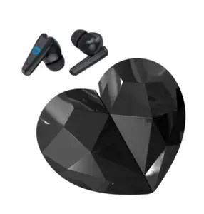 理想礼品促销钻石心形设计降噪免费TWS无线耳机耳机
