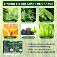 X18 Patchs Naturels aux Herbes Blanches pour les Pieds – Exfoliants, Hydratants, Soin des Pieds, Élimination de l'Humidité, Soulagement du Froid, Détente et Réduction de la Pression