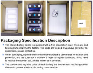 PL stok LF280K <span class=keywords><strong>3</strong></span>.2V 280Ah LiFePO4 baterai siklus dalam | 8000 + siklus | Tegangan tinggi untuk sistem energi surya hibrida & <span class=keywords><strong>3</strong></span> fase - Product Image 5
