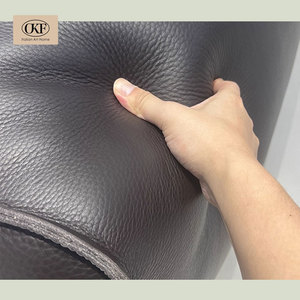 Ghế sofa góc da thật thiết kế Ý sang trọng màu đen phong cách hiện đại, <span class=keywords><strong>b</strong></span>án buôn cho căn hộ và biệt thự - Product Image 4