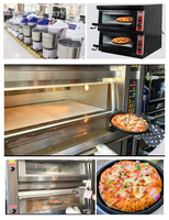 Four à gaz commercial personnalisé économique pour boulangerie, 6 niveaux, 3-9 plateaux, en acier inoxydable, 220V, haute productivité, machine à cuire les snacks