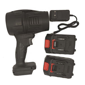 20V Draadloze blaasmachine Superkrachtige stormmachine Zaagselreiniging Snoerloze tuinbladblazer 2 x accu 3000mAh - Product Image 5