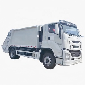 รถบรรทุกอัดขยะใหม่ 14 คิวบิกเมตร ควบคุมระยะไกล โครงรถอีซูซุ สำหรับบริการเก็บ<span class=keywords><strong>ขยะ</strong></span>และทำความสะอาด - Product Image 1