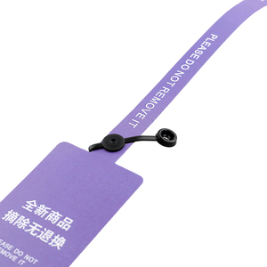 Clip de fixation à pression en plastique jetable <span class=keywords><strong>noir</strong></span> blanc Offre Spéciale <span class=keywords><strong>pour</strong></span> bracelets en vinyle - Product Image 2