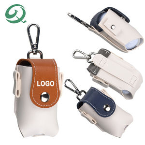 กระเป๋าใส่ลูกกอล์ฟหนังแบบใหม่ กระเป๋าเก็บของขนาดเล็กแบบพกพา ที่ใส่ลูกกอล์ฟแบบคาดเอวพร้อมที่ใส่ที  กระเป๋าคาดเข็มขัดพร้อมคลิป - Product Image 1