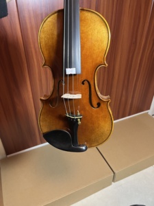 SurpassMusica 1/16 1/2 3/4 4/4 ハンドメイドバイオリン ソリッドスプルーストップ グレートフレイムドグレイン スピリットニス ストラディバリウスモデル - Product Image 3