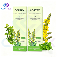 Diffuseur d'huiles essentielles portable, inhalateur, pendentif, bâtonnet aromatique, papier aromathérapie parfumé, cadeau, modèle QUAD Cortex/OEM
