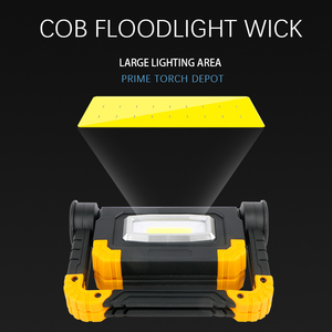 <span class=keywords><strong>Lampe</strong></span> <span class=keywords><strong>de</strong></span> travail LED COB rechargeable, projecteur pliable portable, <span class=keywords><strong>lampe</strong></span> <span class=keywords><strong>de</strong></span> travail extérieure réglable sans fil USB, étanche - Product Image 3