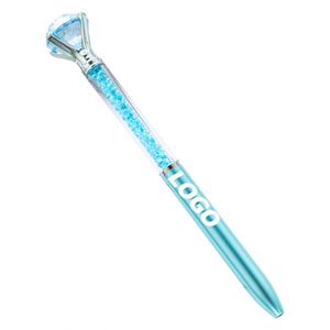 Customizable Diamond-Shaped Plastic Ballpoint <b>Pen</b> - Promotional Gift with Printed Logo, Stylish Office Supply - Product Image 1