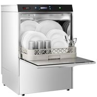Lavavajillas Industrial de Doble Pared GGM Gastro, Digital, 3.9 KW, Acero Inoxidable 304, 150 Platos/Hora, 200L/Ciclo, con Detergente