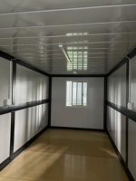 Casa Contenedor Plegable de Acero Prefabricada y Desmontable con 2-4 Dormitorios y Baño, Diseño Moderno para Uso como Apartamento