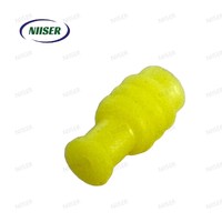 TE Connectivity 967067-2 MQS Joint d'étanchéité pour fil unique 0,9-1,4 mm en silicone jaune, usage industriel et automobile