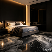 Revêtement de sol en résine époxy effet marbre 3D, revêtement de sol en résine époxy liquide effet marbre pour chambre à coucher, salle de bain, salon, décoration intérieure