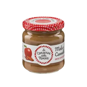 Compota de Manzana y Canela Sin Azúcar Fresca de Nonna, 210g X 6 Unidades, Conserva de Postre - Product Image 1