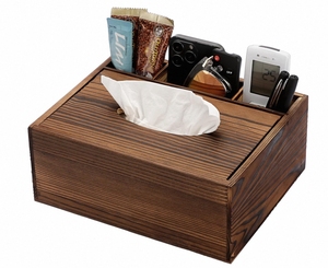 Porte-<span class=keywords><strong>papier</strong></span> <span class=keywords><strong>en</strong></span> bois de noyer personnalisé, boîte à mouchoirs, organisateur de bureau écologique de style campagnard, séparateur de rangement pour la maison - Product Image 1