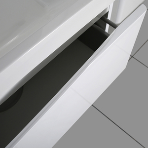 Smart U-Shaped Design Freestanding MDF <b>Small</b> <b>Bathroom</b> Vanity Mirrors <b>Unit</b> Modern Design <b>Bathroom</b> - Product Image 3