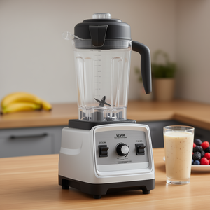 Blender Vevor 1400W 85 Oz, 4 lames, multifonctionnel pour smoothies, usage en cuisine - Product Image 2