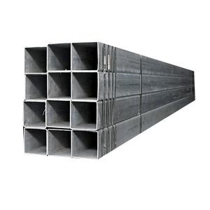 Tubo de acero cuadrado galvanizado de alta calidad y tubo Gi tubo cuadrado sección hueca 20x40 tubo Rectangular galvanizado - Product Image 1