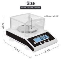 PrecisionElectronic Analytical Balance for Laboratory Testing 0.01g Accuracy Essential Equipment for Laboratories
