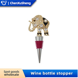 Christmas Wine Stopper Set Plastic Bottle With Santa Snowman Tree Design For Holiday Decorative Use - Product Image 4
