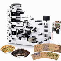 Machine d'impression d'étiquettes flexo Machine d'impression grand format industrielle pour les besoins d'emballage de gobelets en papier, de sachets et de sacs imprimés