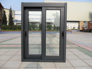 Hoge Kwaliteit Dubbele Beglazing Waterdicht Aluminium Glas Schuiframen Met Klamboe Voor Residentiële - Product Image 2