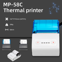 Ordinateur mobile d'usine avec imprimante bluetooth sans fil code de balayage carte thermique imprimante de billets d'avion
