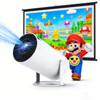 Projecteurs portables intelligents KSW Wifi Bt 3D vidéo à mise au point manuelle Android 11 720p HY300 Mini HY300 4K HY300 Pro en gros en stock