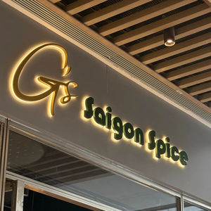 Enseigne lumineuse LED en plexiglas pour l'extérieur de la boutique de Zhengzhou, lettres frontales éclairées, lettres 3D éclairées par LED pour enseignes - Product Image 2