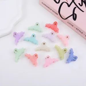 New Design Straw Shape Solid Color High Quality Claw Hairpin Paddy Casual Style Headwear Cute Girl Hairpin