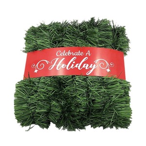 Christmas PVC <b>Tinsel</b> Garlands Festive Decorations Event Scene Decoration Artificial Wreath <b>Green</b> Vines Wedding Party Decorations - Product Image 5