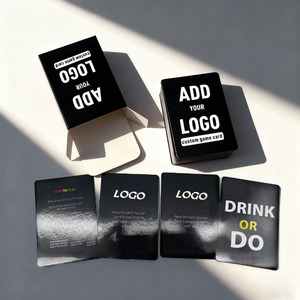 Tùy Chỉnh In Ấn Bảng Uống Người Lớn Thông Tin Liên Lạc Chơi Thẻ Uống Nói Chuyện Thẻ Trò Chơi Với Hộp Cho Người Lớn Bạn Bè Đảng Couple - Product Image 1