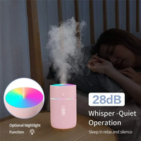 2025 nouveauté USB Portable humidificateur 220ml Mini ultrasons Cool brumisateur 7 couleurs LED chapiteau pour voiture bureau bureau hôtel
