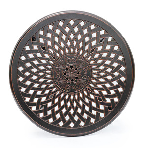 Conjunto de Muebles de Jardín de Aluminio Fundido, Diseño Minimalista, Resistente a la Intemperie, Juego de Mesa y Sillas para Patio - Product Image 1