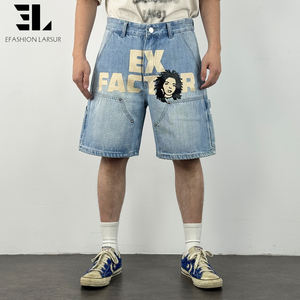 Chaqueta de trabajo vaquera con capucha y diamantes de imitación de lona de pato grueso, hecha a medida de fábrica - Product Image 1