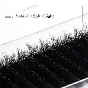 Наращивание ресниц SP EYELASH: мягкие, пушистые, 3D, 4D, 5D, в стиле «Дикий камелия», легкое формирование пучков, многослойные, объемные, в лотках - Product Image 6