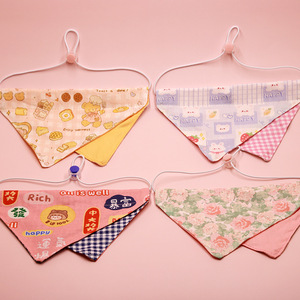 Großhandel Haustier liefert reine Baumwolle gedruckt Haustier Bandanas Lätzchen Katzen Hunde Halskette Outdoor Walking Welpen Kätzchen Zubehör - Product Image 4