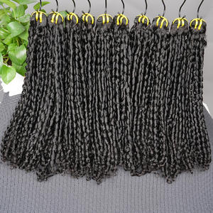 थोक कच्चे और कुंवारी बाउंसी पिक्सेल कर्ल (कर्ल) मानव बाल विक्रेताओं को विरुवियन डबल खींचा पिक्सी कर्ली बंडल - Product Image 3