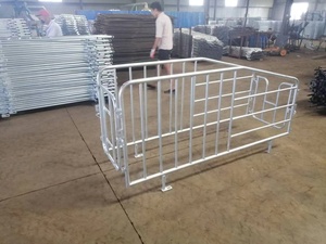 Caisse de gestation pour porcs galvanisée à chaud personnalisée <span class=keywords><strong>Cage</strong></span> de position de préganace à 10 rangées pour élevage de porcs - Product Image 4