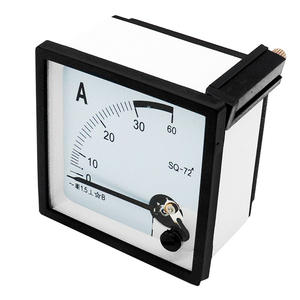Panneau mètre SQ72-A 5A 10A 20A 30A <span class=keywords><strong>30</strong></span>/5 50/5 100/5 AC ampèremètre analogique carré 72*72mm ampèremètre - Product Image 5