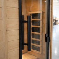 Sauna infrarouge intérieur de haute qualité, cabine de sauna en bois de pruche à spectre complet pour 1 à 2 personnes, détente à domicile, bien-être, spa