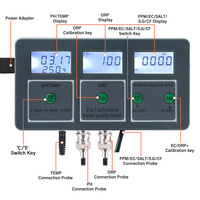 Tuya Wifi PH mètre numérique en ligne 8 en 1 PH/ORP/EC/TDS/SALT/S.G/CF/tempérament testeur de qualité de l'eau multifonction