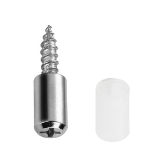 Support d'étagère à vis autotaraudeuse Landa, tête Phillips, acier laminé à froid, installation facile, fixation pour rangement de meuble - Product Image 1