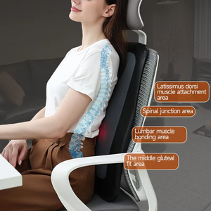 Shiatsu <span class=keywords><strong>Back</strong></span> <span class=keywords><strong>Massager</strong></span> com Massagem Percussão Calor Massagem Costas Sem Fio para Alívio da Dor Tecido Profundo 4D Massagem Amassar - Product Image 5