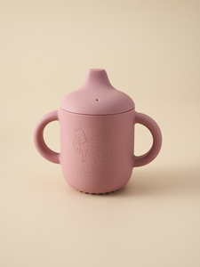 Nuevo Vaso de Silicona de Grado Alimenticio, Libre de BPA, con Logotipo Personalizable, Portátil, para Alimentación de Bebés, con Tapa Oculta y de Pico de Pato, Hermético - Product Image 2